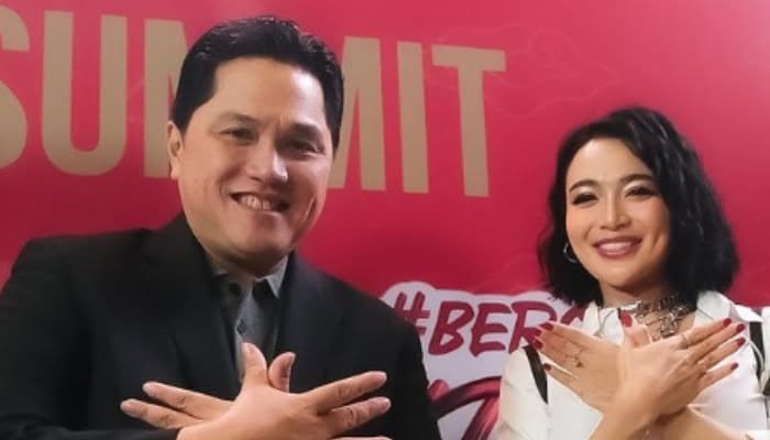 Erick Thohir Gandeng Wika Salim Nyanyikan Lagu Resmi Timnas Indonesia ‘Bersama Garuda’