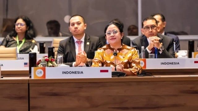 Ketua DPR RI, Puan Maharani menyampaikan keberatan karena dalam Joint Statement pada G20 Parliamentary Speaker's Summit atau P20 ke-9