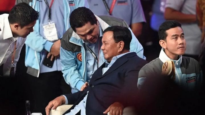 Calon presiden nomor urut 2, Prabowo Subianto, menyatakan optimis dalam meraih kemenangan dalam Pilpres 2024, terutama setelah mendapatkan dukungan dari relawan Erick Thohir alumni Amerika Serikat (ETAS) di Jakarta, pada Senin, 22 Januari 2024.