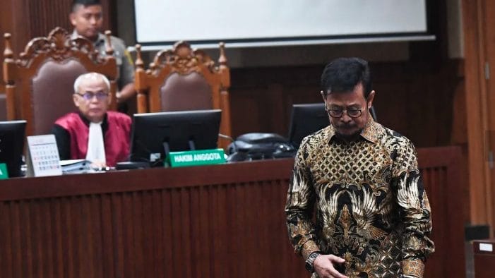 Fakta-fakta Partai NasDem siap kembalikan uang Syahrul Yasin Limpo (SYL) dari hasil memeras anak buah di Kementan Pertanian yang mengalir ke partai, sebanyak Rp 40 juta. (Foto: Antara)