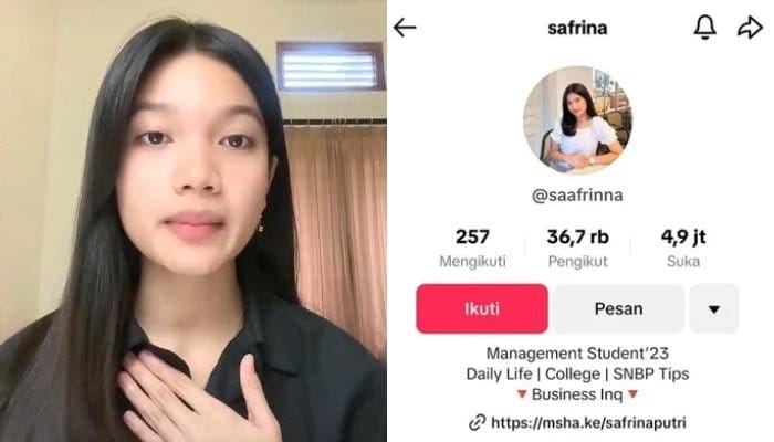 Profil dan Biodata Safrina Putri Indira, Mahasiswa UNAIR Klarifikasi soal Plagiarisme Tugas Kuliah