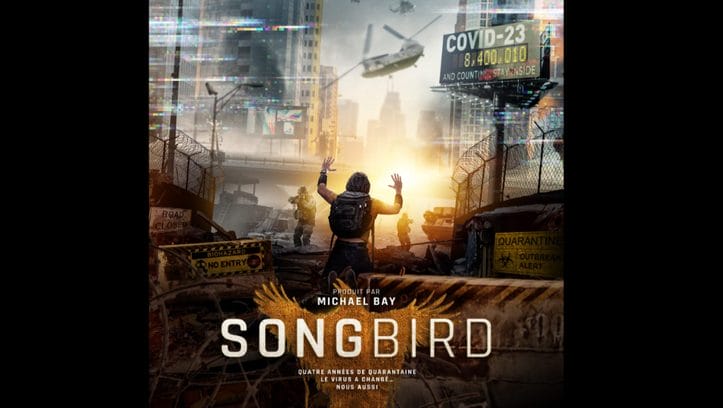 Film 'Songbird' merupakan sebuah drama thriller yang mengambil setting di masa depan, di mana dunia dihantui oleh pandemi mematikan yang telah mengubah kehidupan manusia secara dramatis.