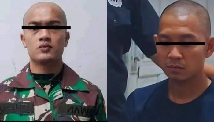 Kronologi Iwan Sutrisman Telaumbanua Dibunuh hingga Sederet Kebohongan Serda Adan. (Foto: Iwan dan Serda Adan)