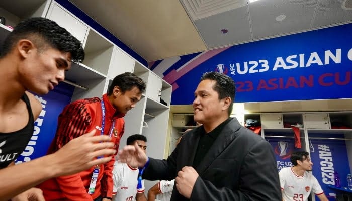 Timnas Lolos ke Semifinal Piala Asia U-23, Erick Thohir: Mereka Pencetak Sejarah Baru