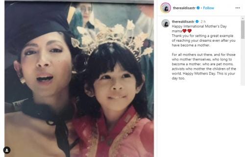 Dian Sastrowardoyo turut memperingati Mother's Day