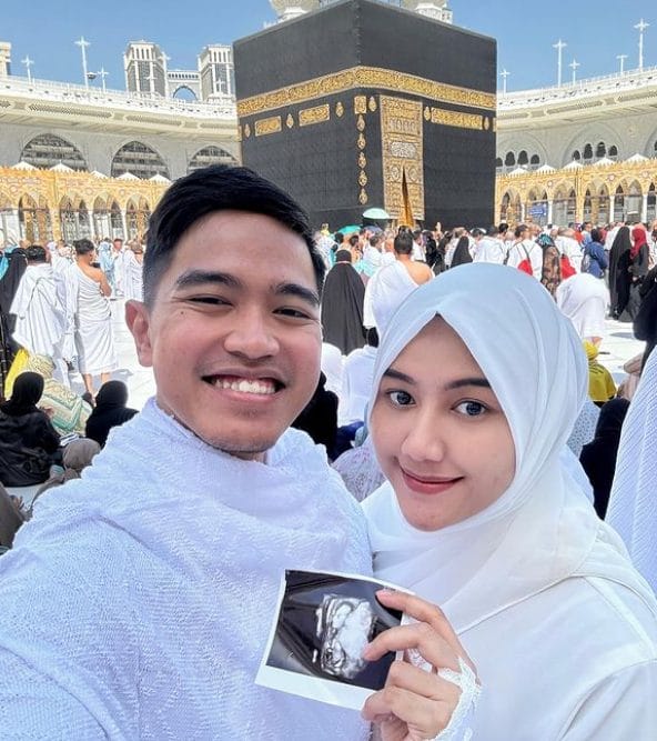 Kabar bahagia bermuara pada Kaesang Pangarep yang mengabarkan bahwa sang istri, Erina Gudono tengah hamil anak pertama. (Foto: Instagram)