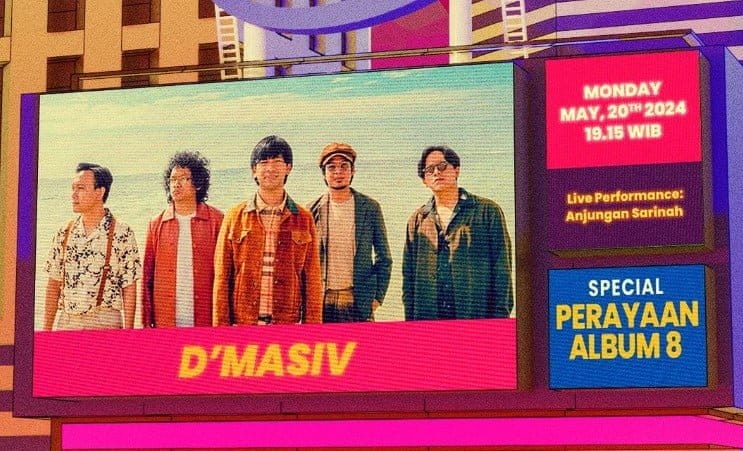 D'Masiv akan hibur Massiver di anjungan Sarinah, Malam Ini.