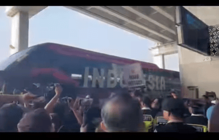 TImnas Indonesia U23 tiba di Bandara