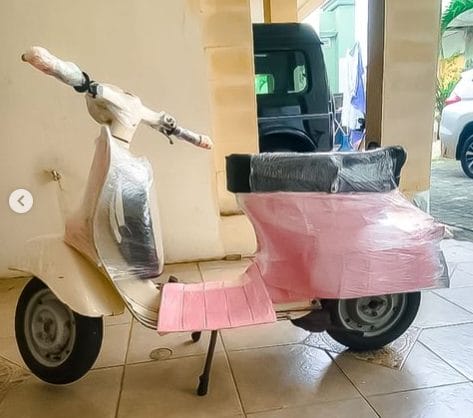 Vespa mendiang Babe Cabita dilelang untuk masjid