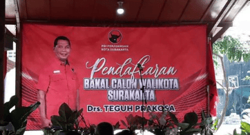 Wakil Wali Kota Solo mengangkat isu stunting saat pendaftaran Pilkada Solo 2024, (FOTO: Tangkapan layar IG teguhprakosaa)