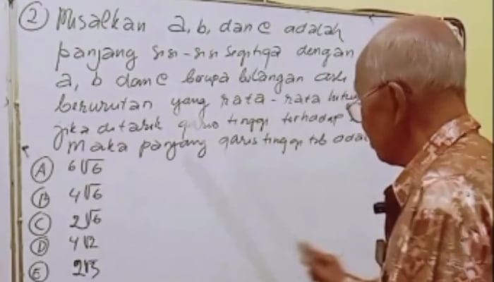 Ini Alasan Mbah Guru Matematika Bagikan Ilmu Gratis dengan Live TikTok