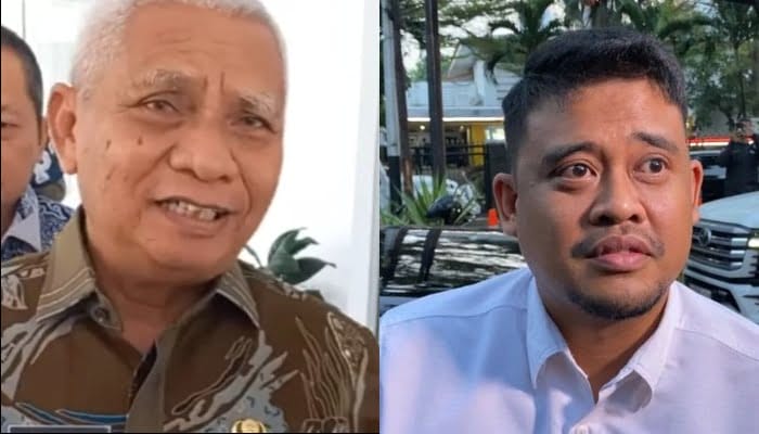 Profil Surya, Bupati Asahan Dicalonkan jadi Cawagub Bobby Nasution. (Foto: Bupati Asahan Surya dan Wali Kota Medan Bobby Nasution)