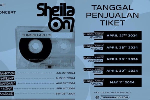 Cara Beli Tiket Tambahan Konser Sheila On 7 Tunggu Aku Di. (Foto: Poster konser/IDN Times)