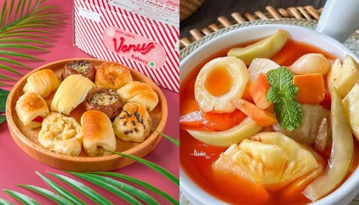 11 Oleh-oleh Khas Bogor. (Foto: Roti Unyil Venus dan Asinan Bogor)