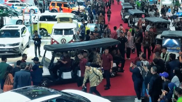 Pameran Gaikindo Indonesia International Auto Show (GIIAS 2024) (Foto: Antara)