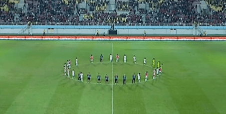 Momen Haru Timnas Indonesia U-16 Nyanyikan Tanah Airku. (Foto: Formasi Timnas Indonesia U-16 Usai Dikalahkan Australia/Tangkapan Layar Instagram)