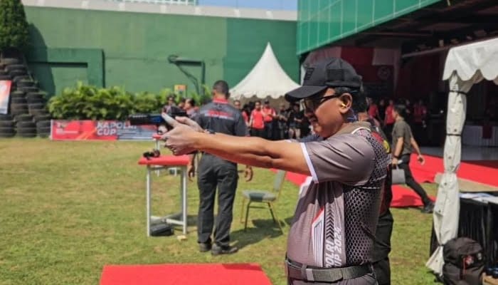 Pangkoopsudnas Juara Dua Lomba Menembak di Kapolri Cup 2024