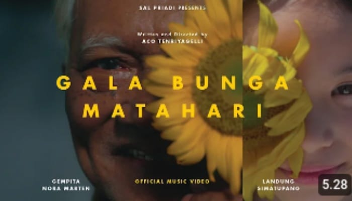 Trending di YouTube, Ini Makna Video Musik Gala Bunga Matahari