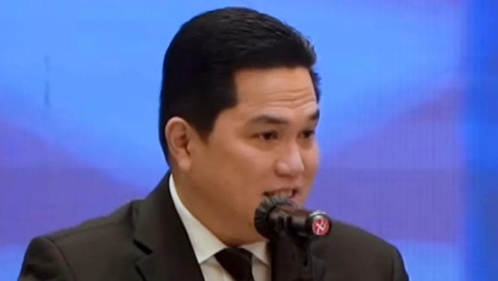 Ketua Umum Persatuan Sepak Bola Seluruh Indonesia (PSSI), Erick Thohir. (Foto: Antara)