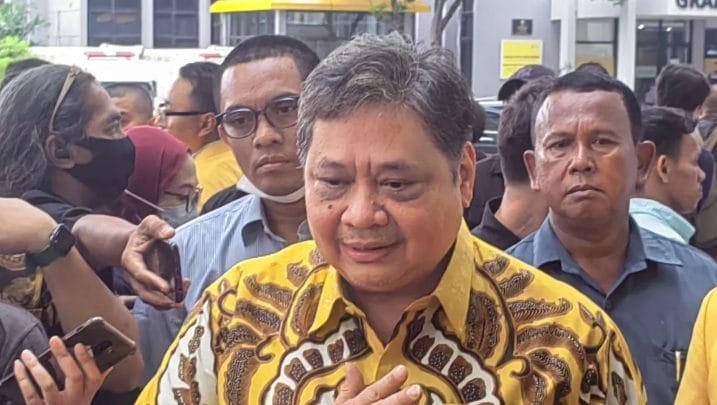 Ketua Umum Partai Golkar, Airlangga Hartarto, dikabarkan telah mengundurkan diri dari posisinya. (Foto: Antara)