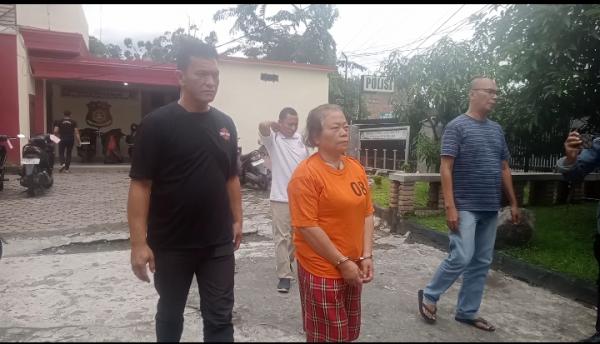 Foto: Tiromsi Sitanggang yang Ditetapkan Polisi Sebagai Tersangka Kasus Pembunuhan Suaminya (Dok: Ist)