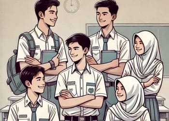 Ilustrasi persaiangan di antara teman. (Foto: AI)