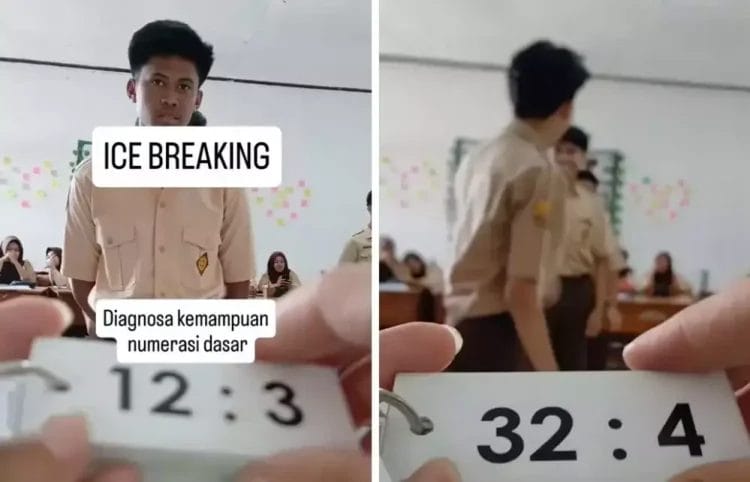 Anak SMA tak bisa matematika dasar. (Foto: TikTok)