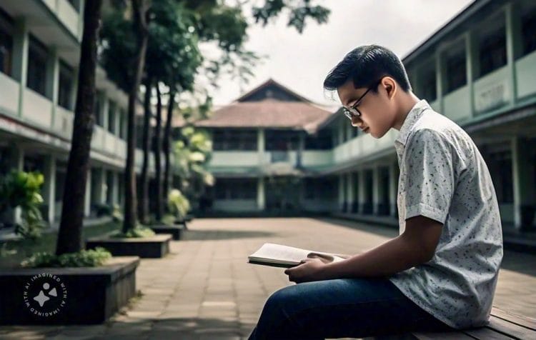 Ilustrasi siswa SMA underrated di sekolah. (Foto: AI)